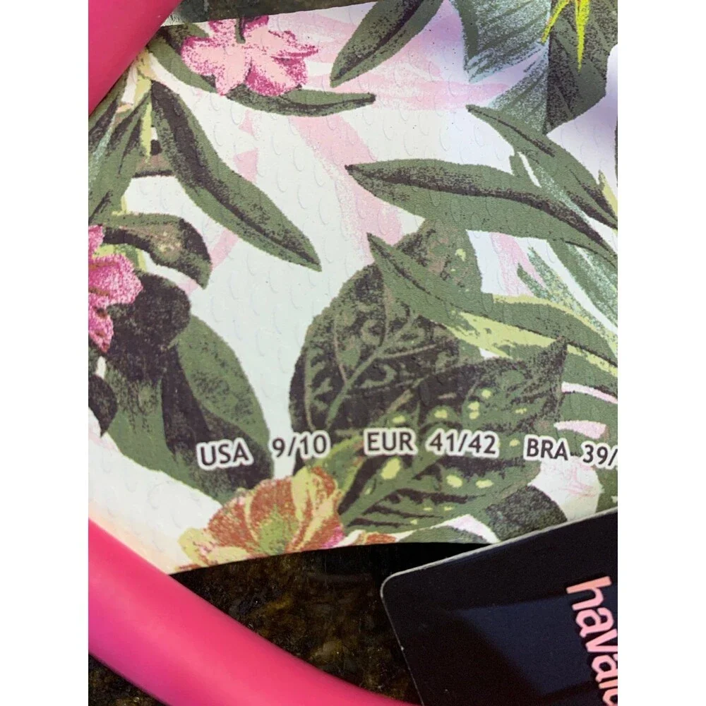 Victoria’s Secret Havaianas Collab Limited Edition Size 9/10 NWT White/Pink Flux